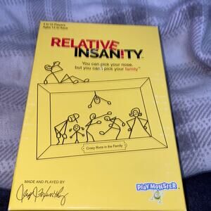 Relative Insanity Card Game by Jeff Foxworthy
